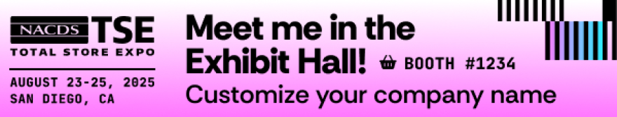 Example Exhibit Hall social media Graphic Small Pink